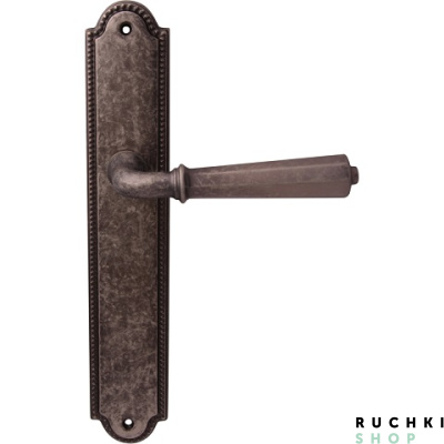 Дверная ручка на планке DENVER 424/458, Античное серебро, Melodia