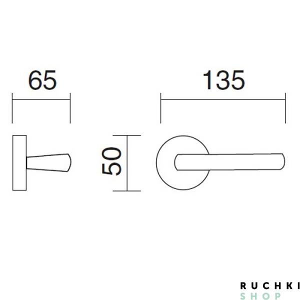 Ручка на розетке Laura Liscia, Бронза, Pasini 