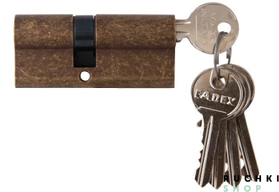 Цилиндр 70мм (30-40) ключ/ключ, Античная бронза, Melodia