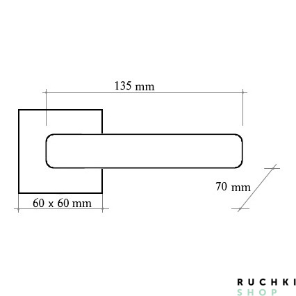 Ручка на розетке 50Q LIBRA 229Q, Античное серебро, Melodia 