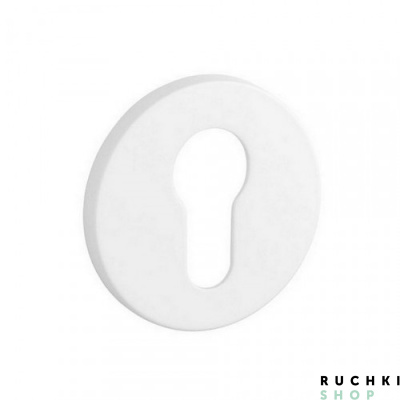 Накладка под цилиндр 4046 5S RT, Белый матовый, Tupai 