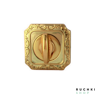 Сантехнический фиксатор WC 50Q, Полированная латунь, Melodia 