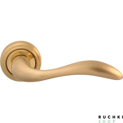 Ручка на розетке 50V LAGUNA 132V, Матовая латунь, Melodia 