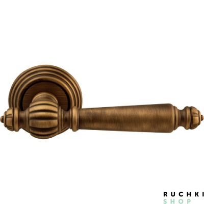 Ручка на розетке 50P MIRELLA (МИРЕЛЛА) 235P, Матовая бронза, Melodia 