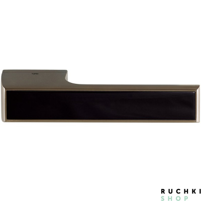 Ручка на розетке MELODY VARIO 3089 5RE, Титан / вставка черный глянец, Tupai