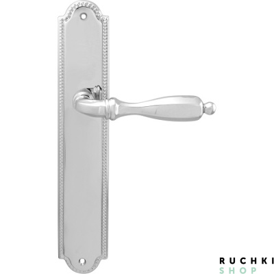 Дверная ручка на планке CAMILLA 298/458, Полированный хром , Melodia 