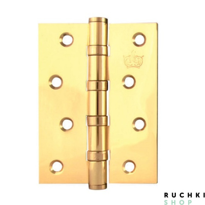 Петля универсальная Flat 100*75*3 mm, Полированная латунь, Corona