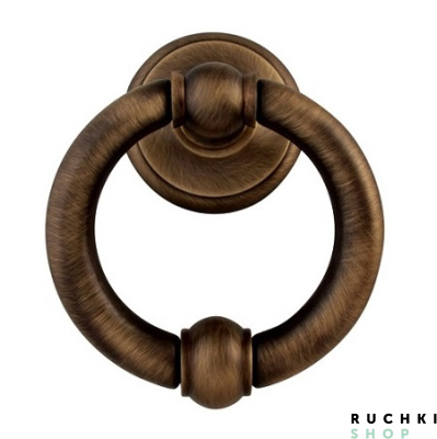 Ручка-гонг BOSTON 135*160 мм, Бронза матовая, Melodia 