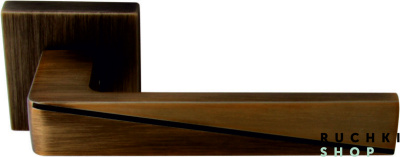 Ручка на розетке PRISMA 253 К, Матовая бронза / бронза, Forme