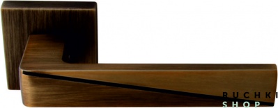 Ручка на розетке PRISMA 253 К, Матовая бронза / бронза, Forme 