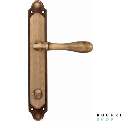 Дверная ручка на планке BETA 294/158, Матовая бронза, Melodia 