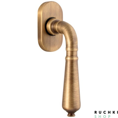Оконная ручка ANTIK 0130, Матовая бронза, Melodia 