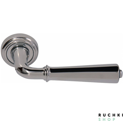 Ручка на розетке 50V DENVER 424V, Полированный хром, Melodia