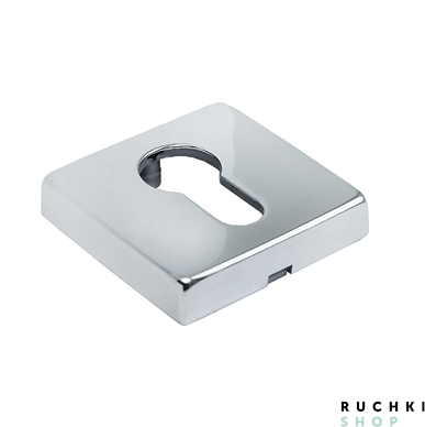 Накладка под цилиндр LUX-KH-Q, Полированный хром, Morelli luxury 