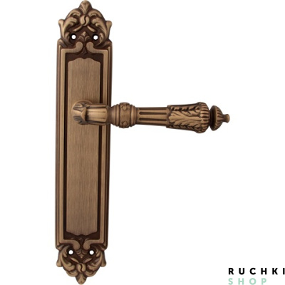 Дверная ручка на планке SAMANTHA 292/PASS, Матовая бронза, Melodia 