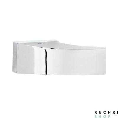 прямоугольная розетка 3094 полированный хром Тупай