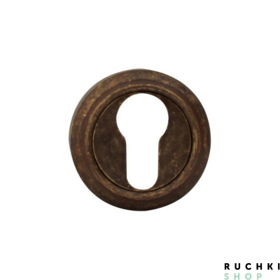 Накладка под цилиндр CUL 50V, Античная бронза, Melodia