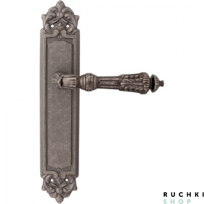 Дверная ручка на планке SAMANTHA 292/PASS, Античное серебро, Melodia