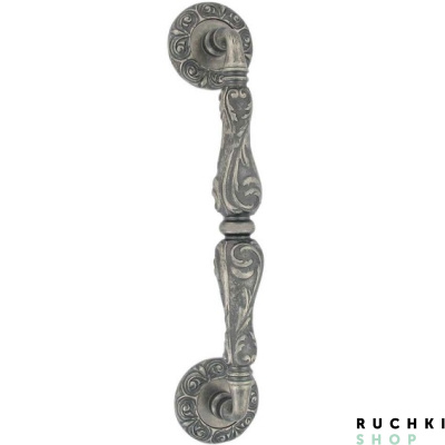 Ручка-скоба LUXOR (ЛЮКСОР) 300 мм, Серебро античное, Zermat