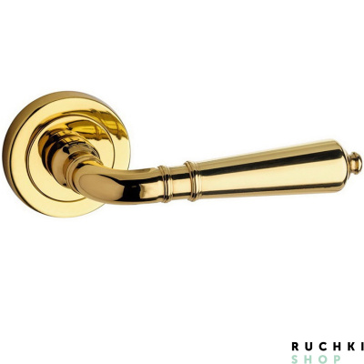 Ручка на розетке Mod.800, Полированная латунь, Pasini 