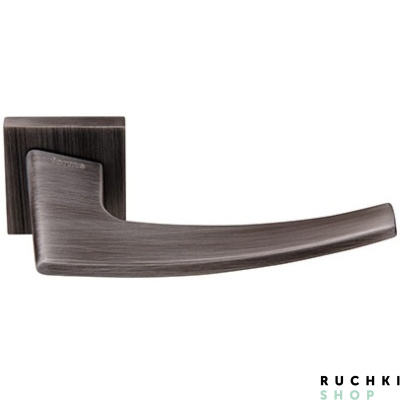 Ручка на розетке ANTARES 218 К, Затемненное серебро, Forme