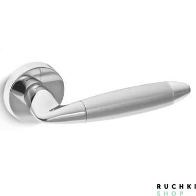 Ручка на розетке TOTEM, Матовый хром/хром, Mandelli 