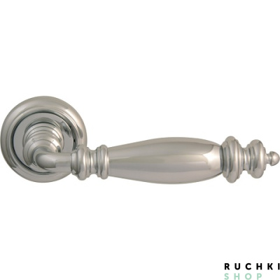 Ручка на розетке 50V SIENA (СИЕНА) 403V, Полированный хром, Melodia