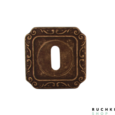 Накладка под ключ буратино PAT 50Q, Античная бронза, Melodia