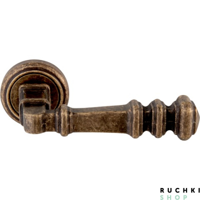 Ручка на розетке 50V ZARA 299V, Античная бронза, Melodia 