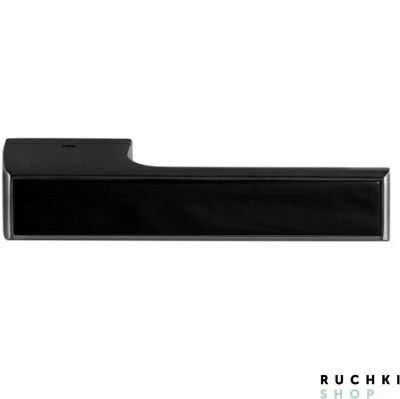 Ручка на розетке MELODY VARIO 3089 5RE, Черный / вставка черный глянец, Tupai