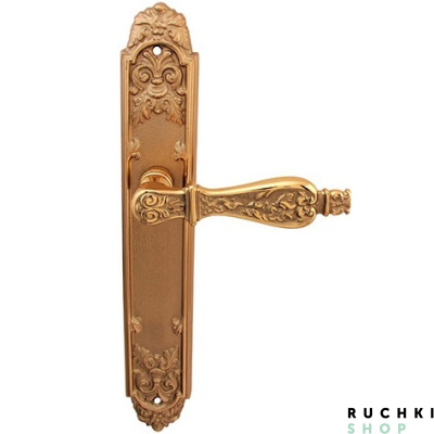Дверная ручка на планке SIRACUSA 465/PASS, Полированная латунь, Melodia