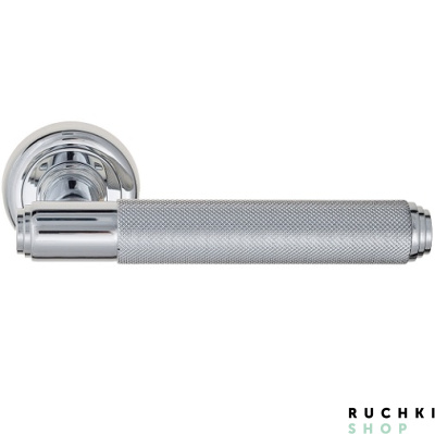 Ручка на розетке EXA ZIG D1, Полированный хром, Venezia