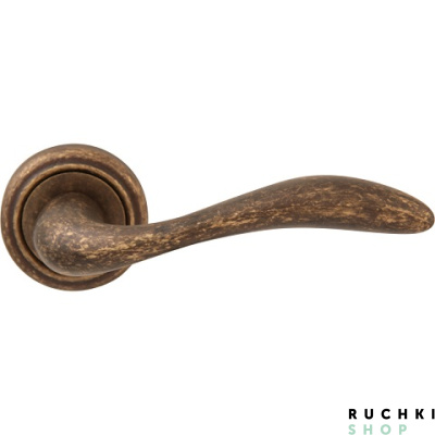 Ручка на розетке 50V LAGUNA 132V, Античная бронза, Melodia