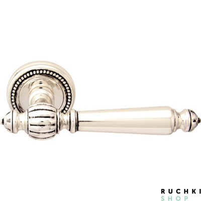 Ручка на розетке 50L MIRELLA (МИРЕЛЛА) 235L, Серебро с чернением, Melodia 