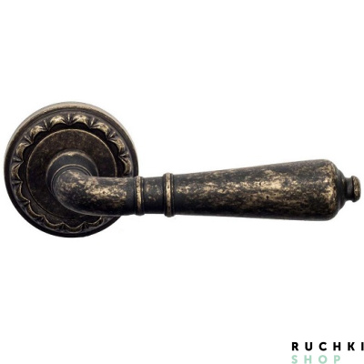 Ручка на розетке 50D ANTIK  130D, Античная бронза, Melodia 