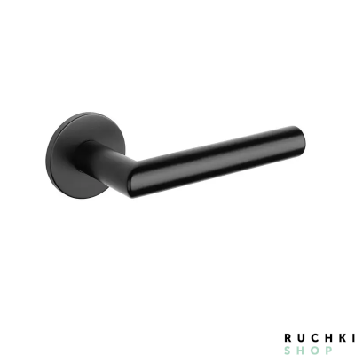 Ручка на розетке 4002 5S 153, Черный матовый, Tupai