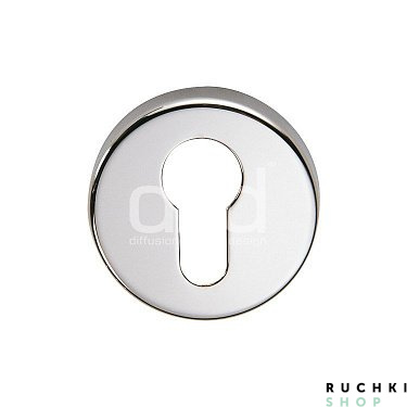 Накладка под цилиндр PBD12Y OC, Полированный хром, DND 