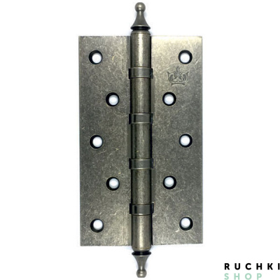 Петля универсальная 125*75*3 mm, Античное серебро, Corona