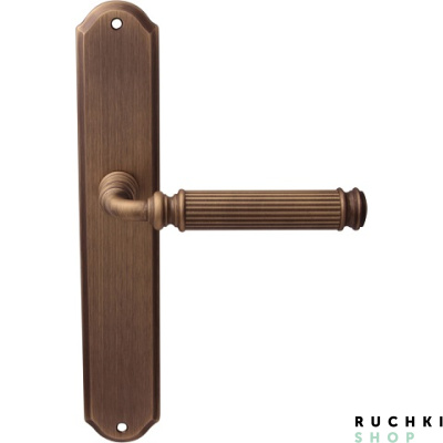 Дверная ручка на планке RANJA 290/131, Матовая бронза, Melodia 