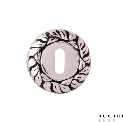 Накладка под ключ буратино PAT 60mm, Серебро с чернением, Melodia