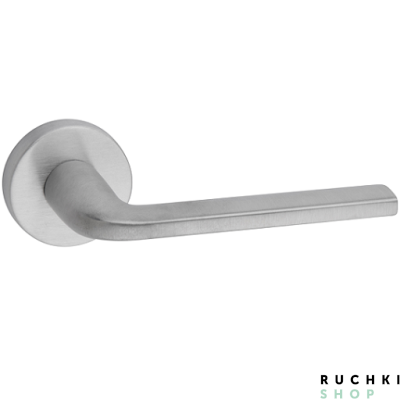 Дверная ручка на розетке Easy 1301/232 F05, Матовый хром, Fimet