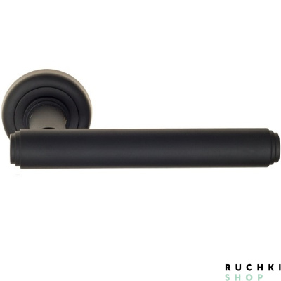 Ручка на розетке EXA D1, Черный матовый, Venezia