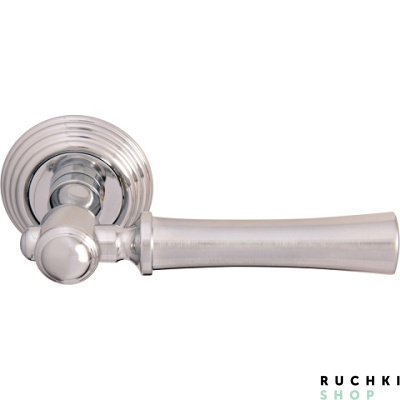 Ручка на розетке 50P CARLO 283P, Матовый хром/ хром, Melodia 