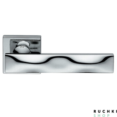 Ручка на розетке Sike Due, Полированный хром, DND 