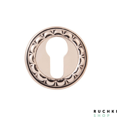 Накладка под цилиндр CUL 50D, Серебро с чернением, Melodia