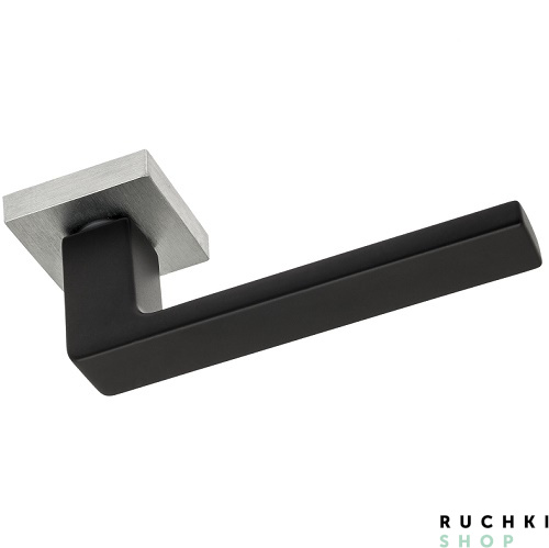 Ручка на розетке BIBLO, Матовый хром/черный, Venezia Unique 