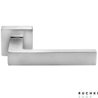 Ручка на розетке HORIZONT, Матовый хром, Morelli luxury