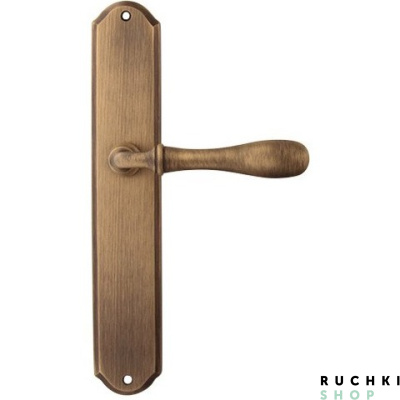 Дверная ручка на планке BETA 294/131, Матовая бронза, Melodia 