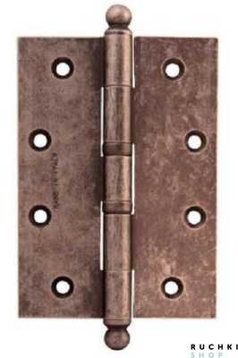 Петля универсальная 522А 126*89*3 мм, Античное серебро, Melodia