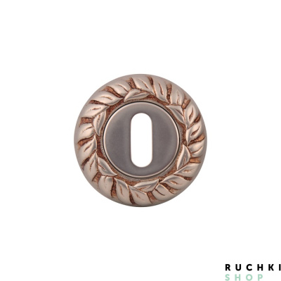 Накладка под ключ буратино PAT 60mm, Французское серебро, Melodia